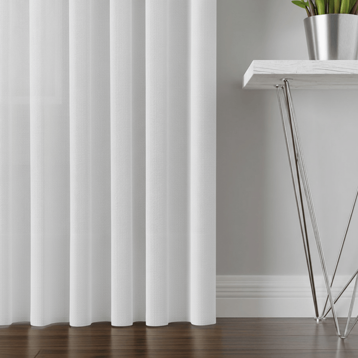 ARUBA – Lysdæmpende wavegardin, Hvid – wavegardin