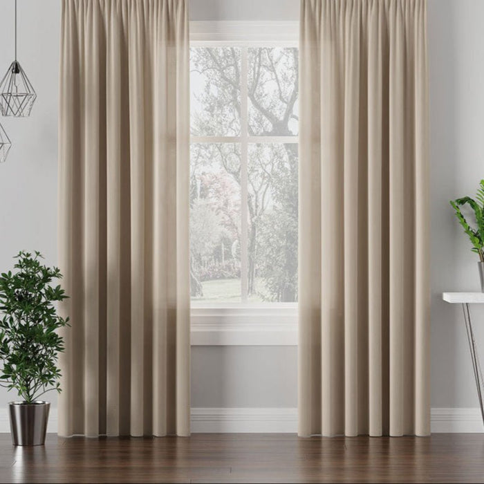 ARUBA - Lysdæmpende wavegardin, Lys Beige – wavegardin