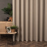 CYRUS - Lysdæmpende wavegardin, Mørk beige - EasyGardin