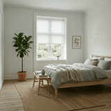 Rullegardin uden boring, Lysdæmpende (Hvid) - EasyGardin